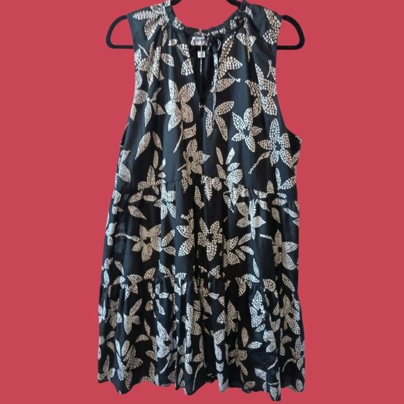 Steve Madden Sunny Disposition Babydoll Dress In Faded Blk XXLarge - Picture 3 of 9